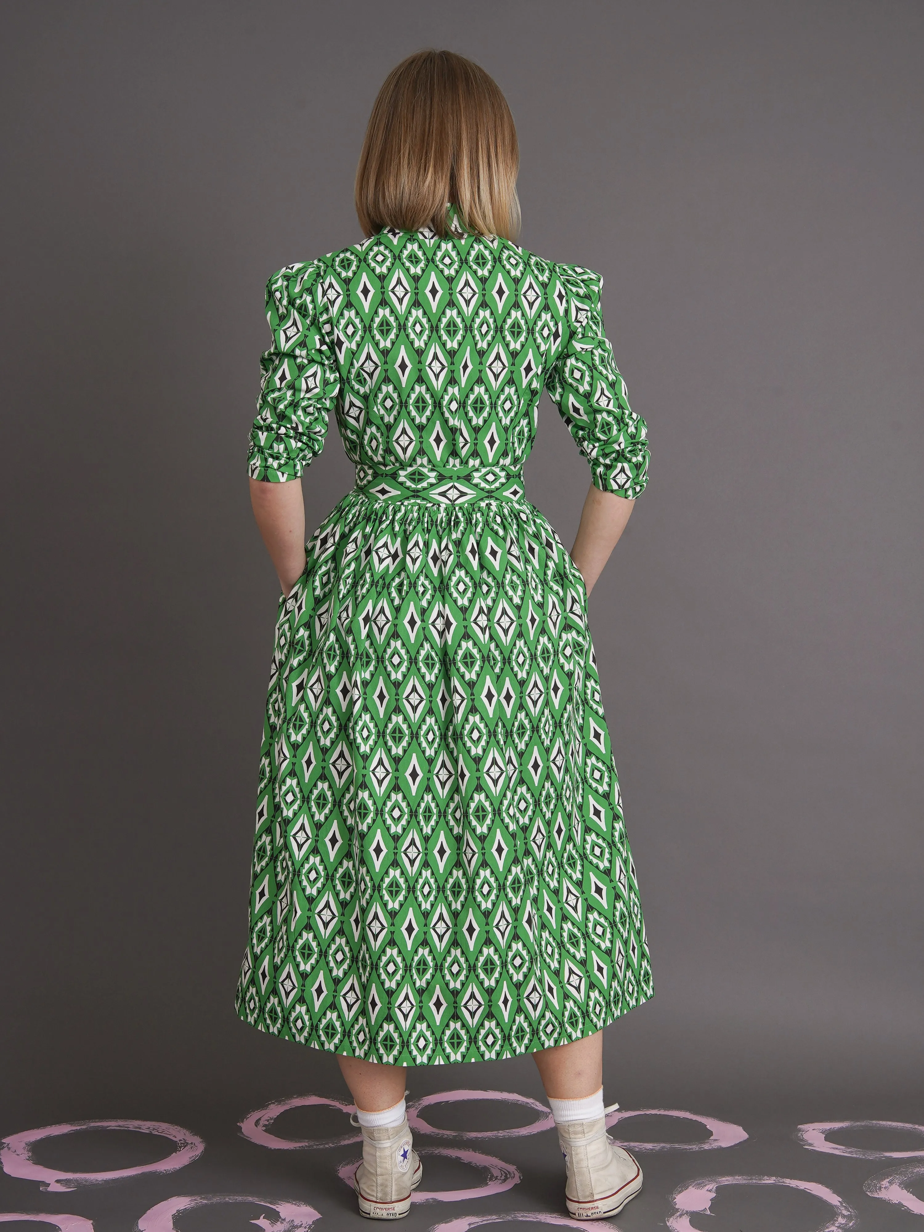 Malia Button Shirt Dress sold by Kemi Telford product image thumbnail 5