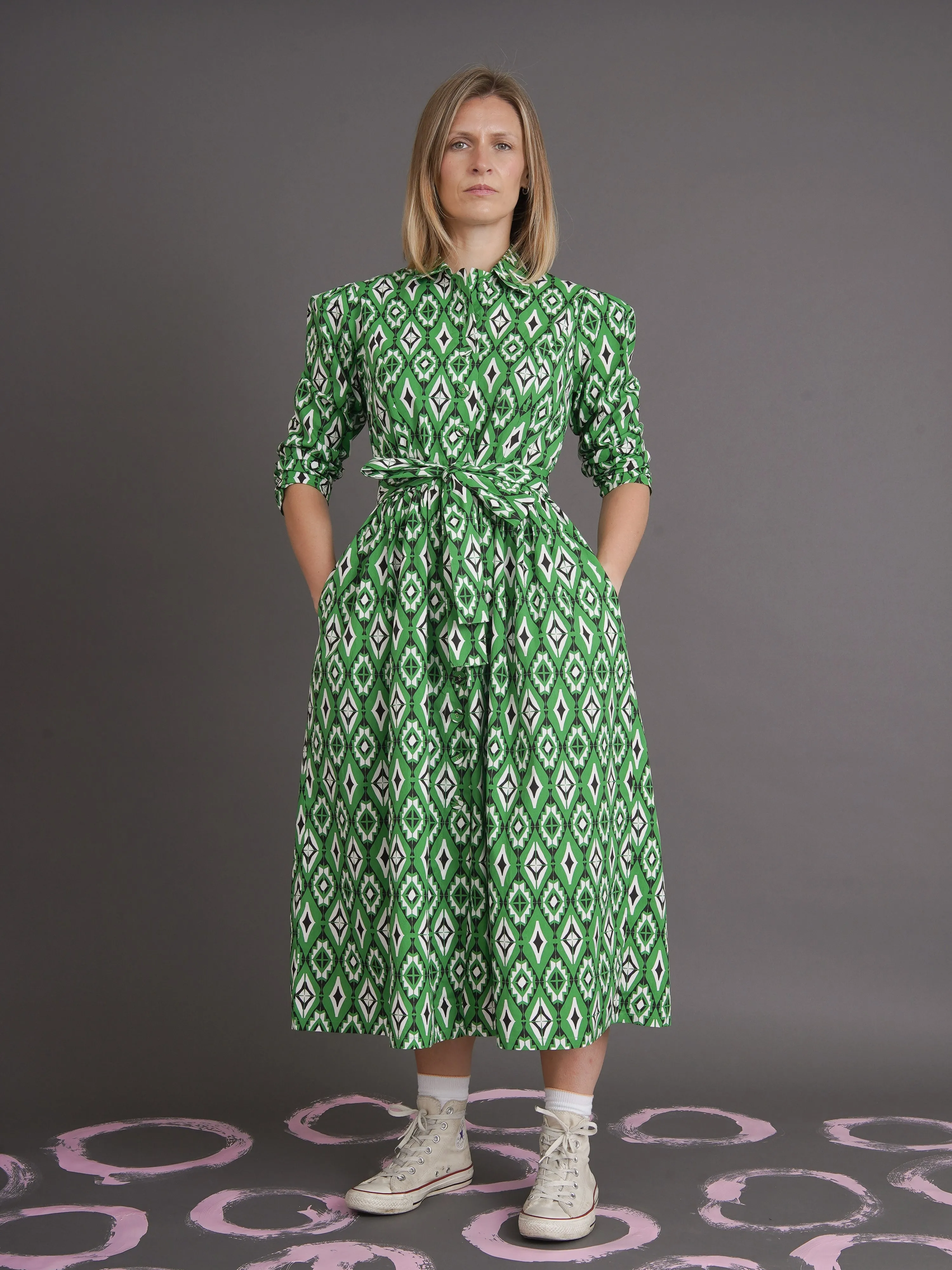 Malia Button Shirt Dress sold by Kemi Telford
