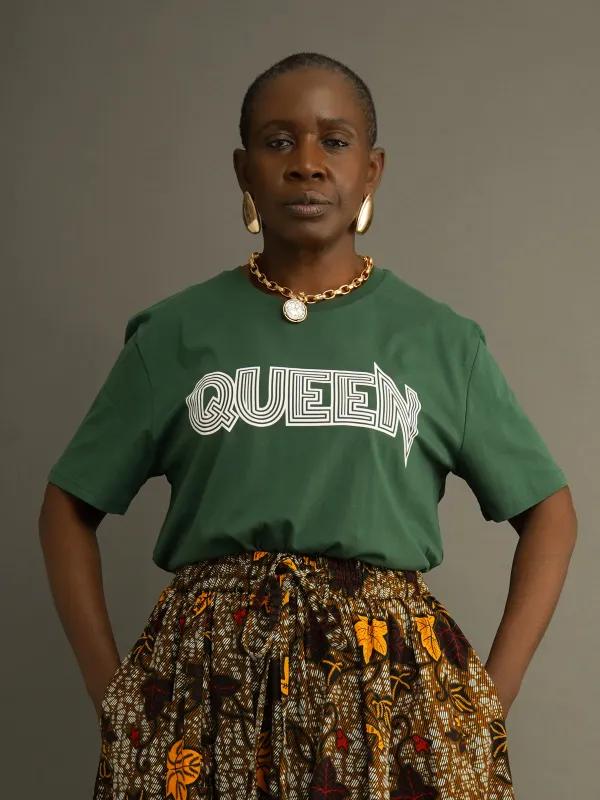 Bottle Green Unisex Queen Tee sold by Kemi Telford