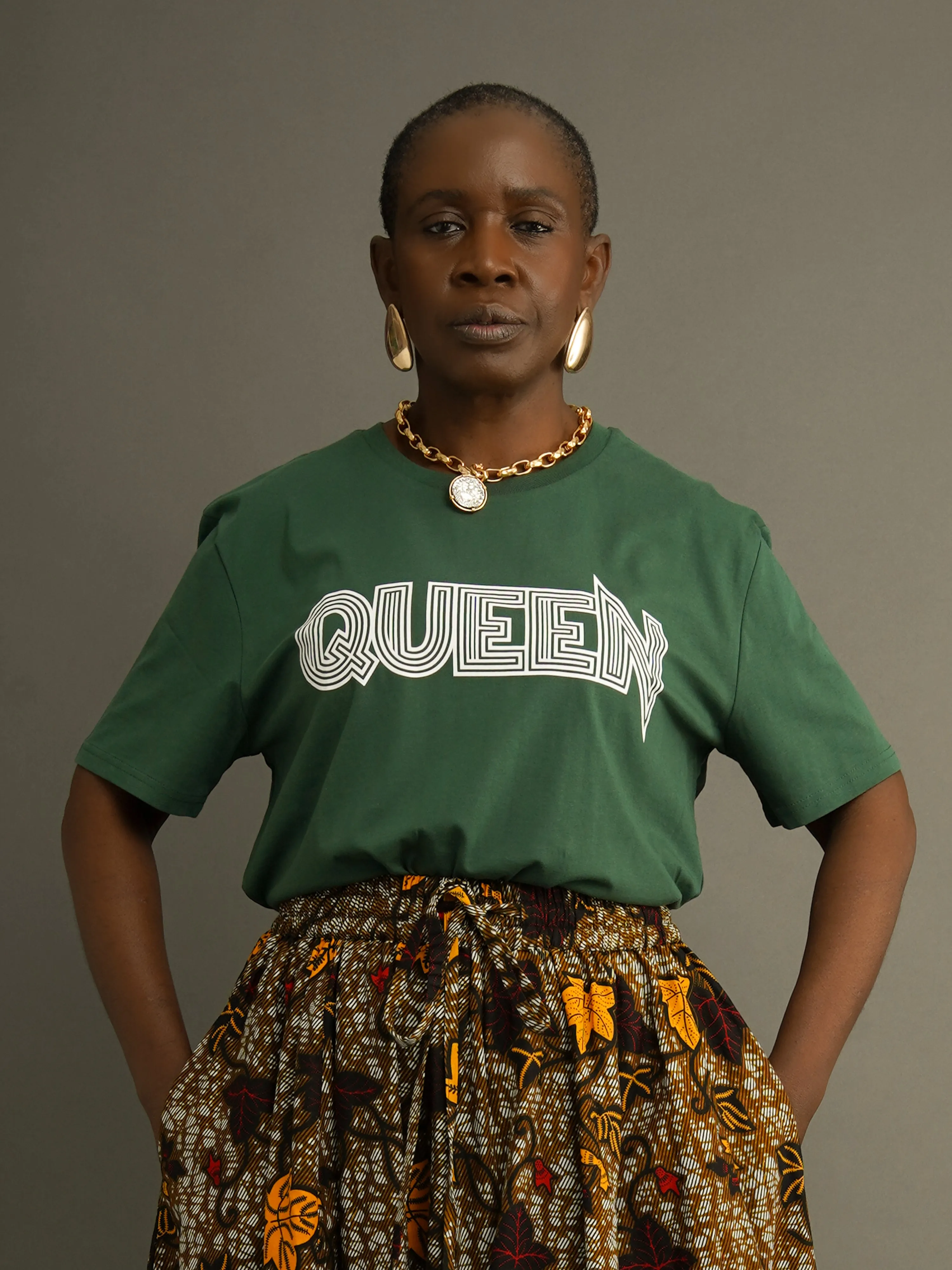 Bottle Green Unisex Queen Tee sold by Kemi Telford product image thumbnail 3