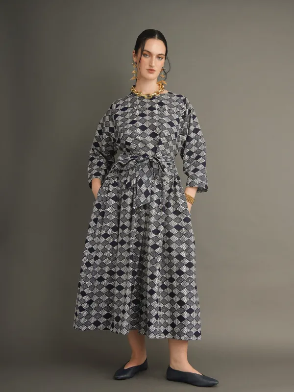 Safiya Dutch Wax Seasonless Statement Dress sold by Kemi Telford