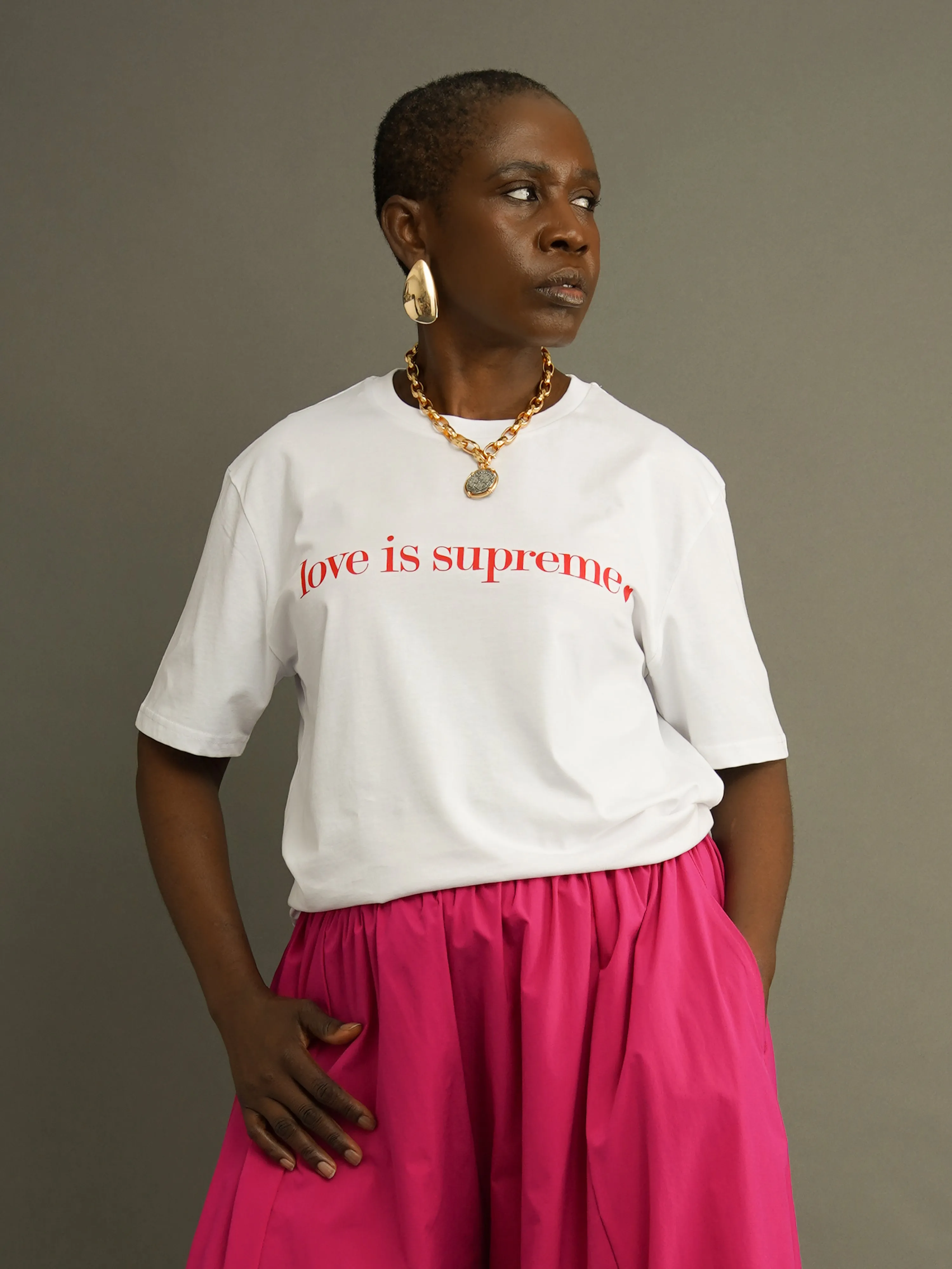 Love Is Supreme Unisex Tee sold by Kemi Telford product image thumbnail 5