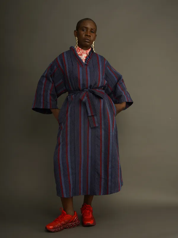 Limited Edition Molade Gold Aso-Oke Dress sold by Kemi Telford