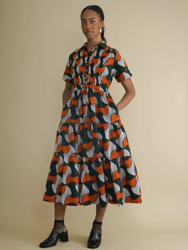 Enitan Drawstring Dress sold by Kemi Telford