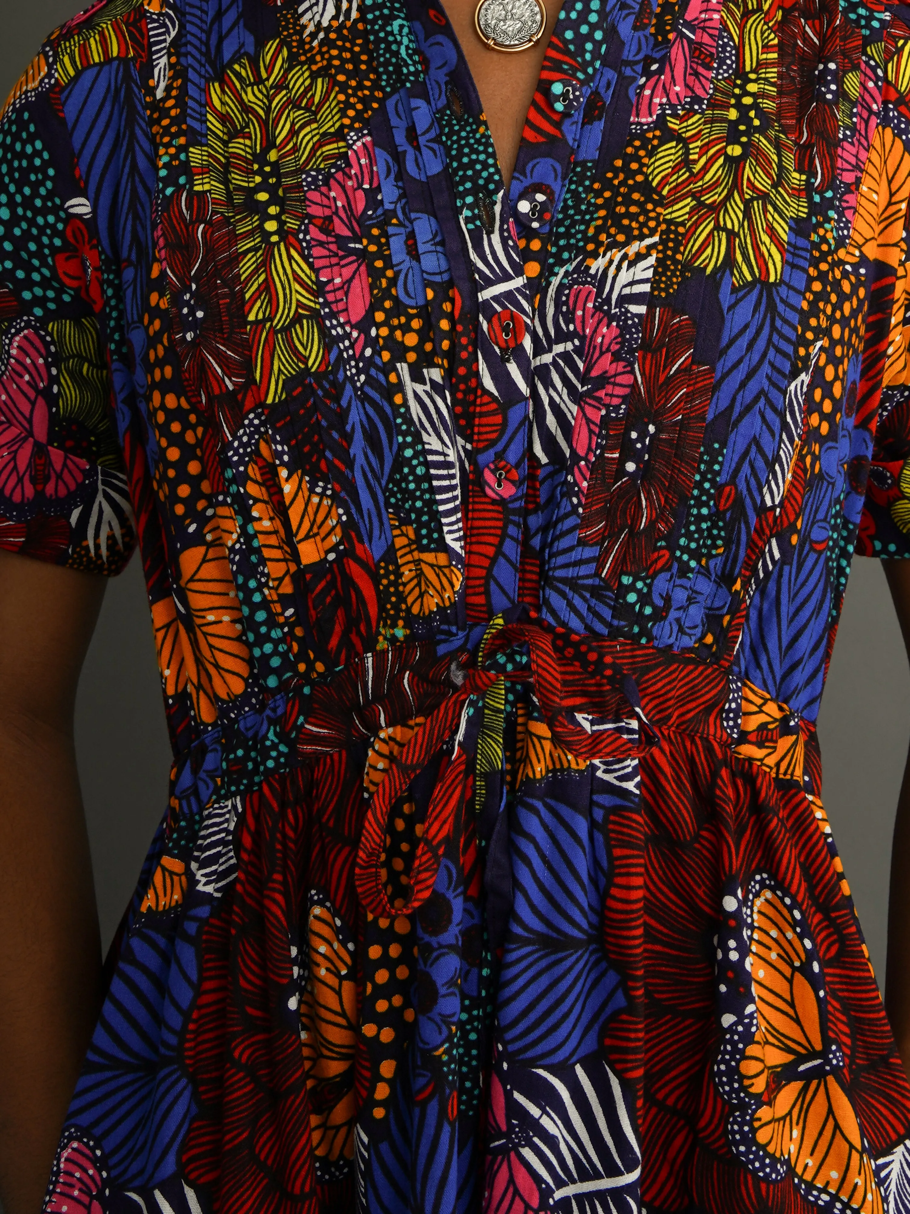 Amina Drawstring Dress sold by Kemi Telford product image thumbnail 3