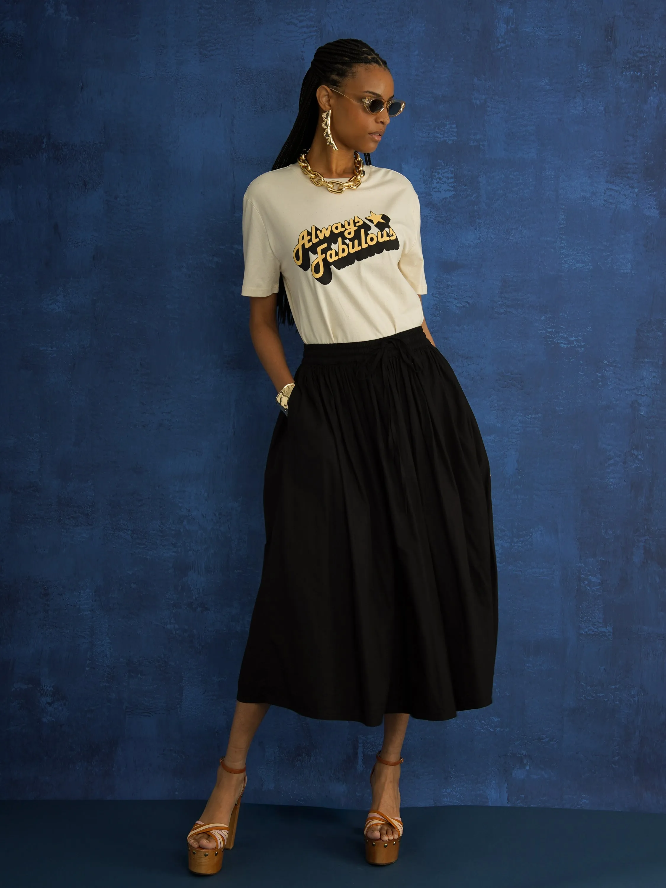 Alway Fabulous Organic Cotton Statement T-Shirt sold by Kemi Telford product image thumbnail 3