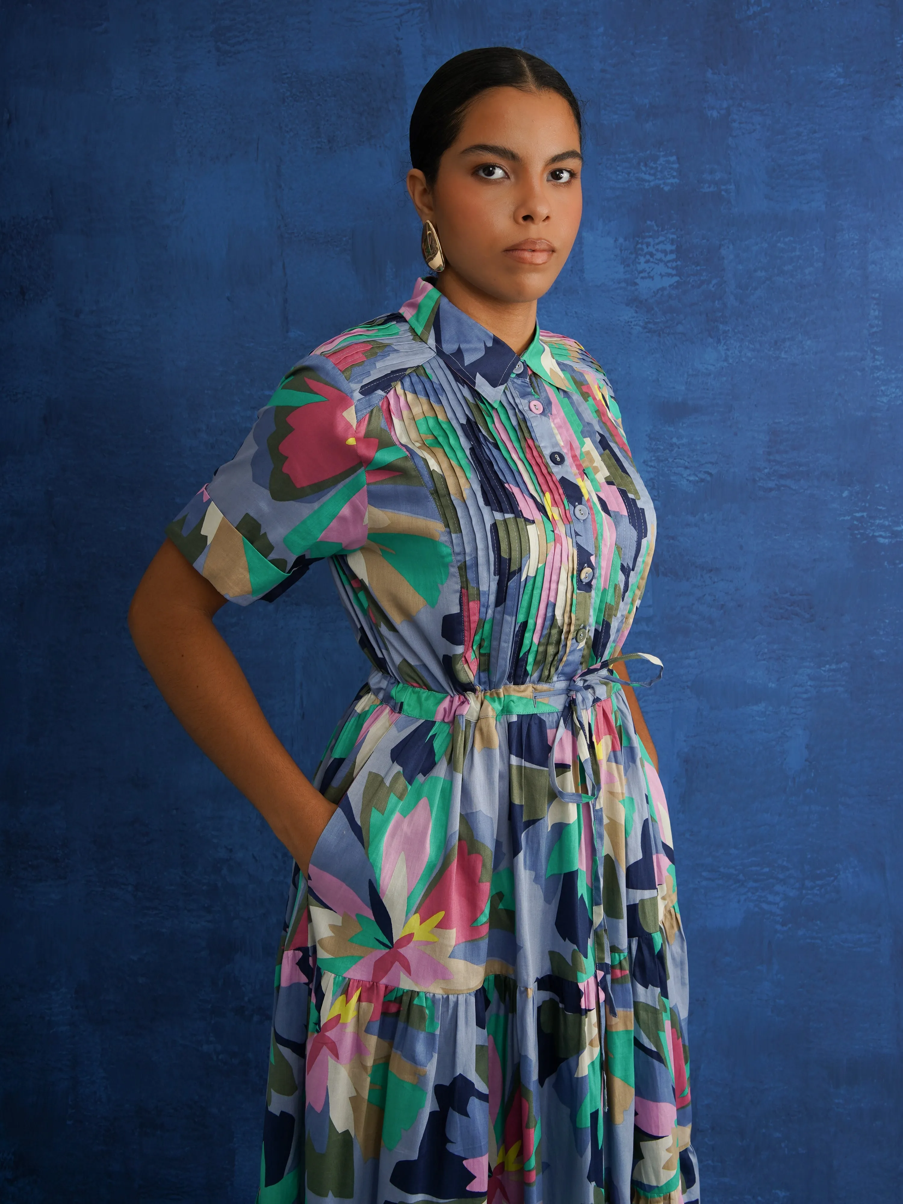 Sarah Drawstring Dress sold by Kemi Telford product image thumbnail 3