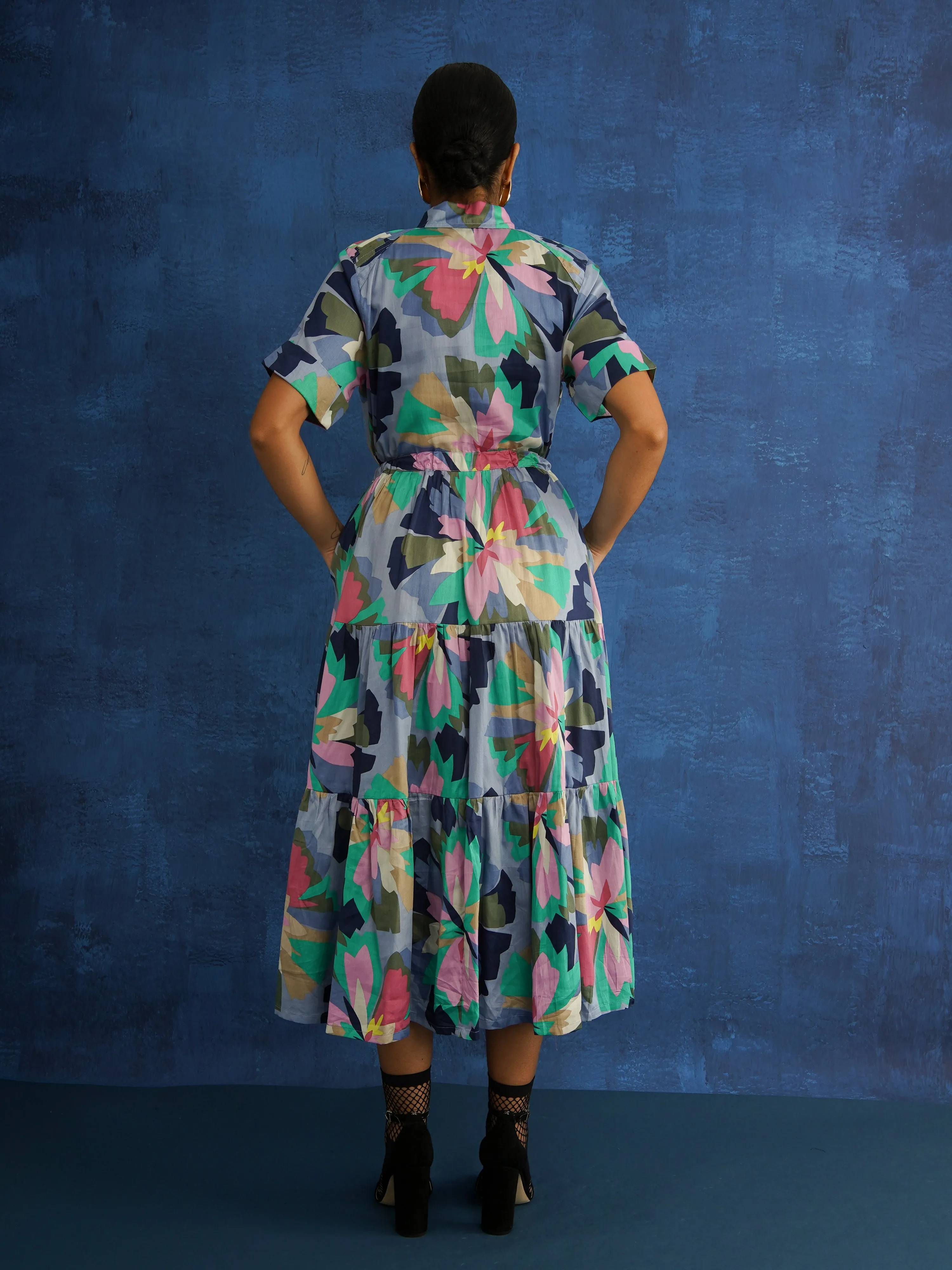 Sarah Drawstring Dress sold by Kemi Telford product image thumbnail 4