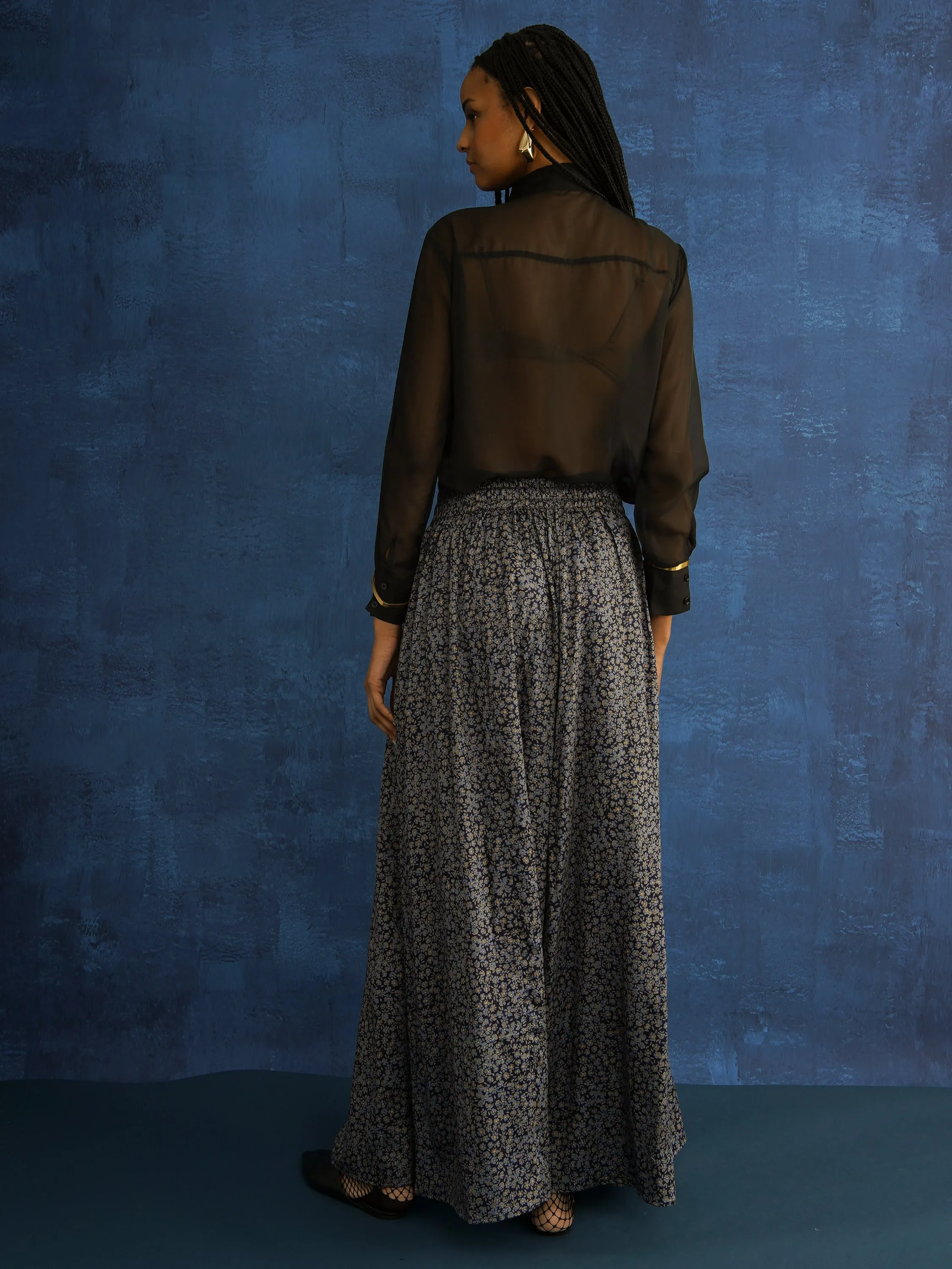 Floral Wide-Leg Palazzo Pants sold by Kemi Telford product image thumbnail 3
