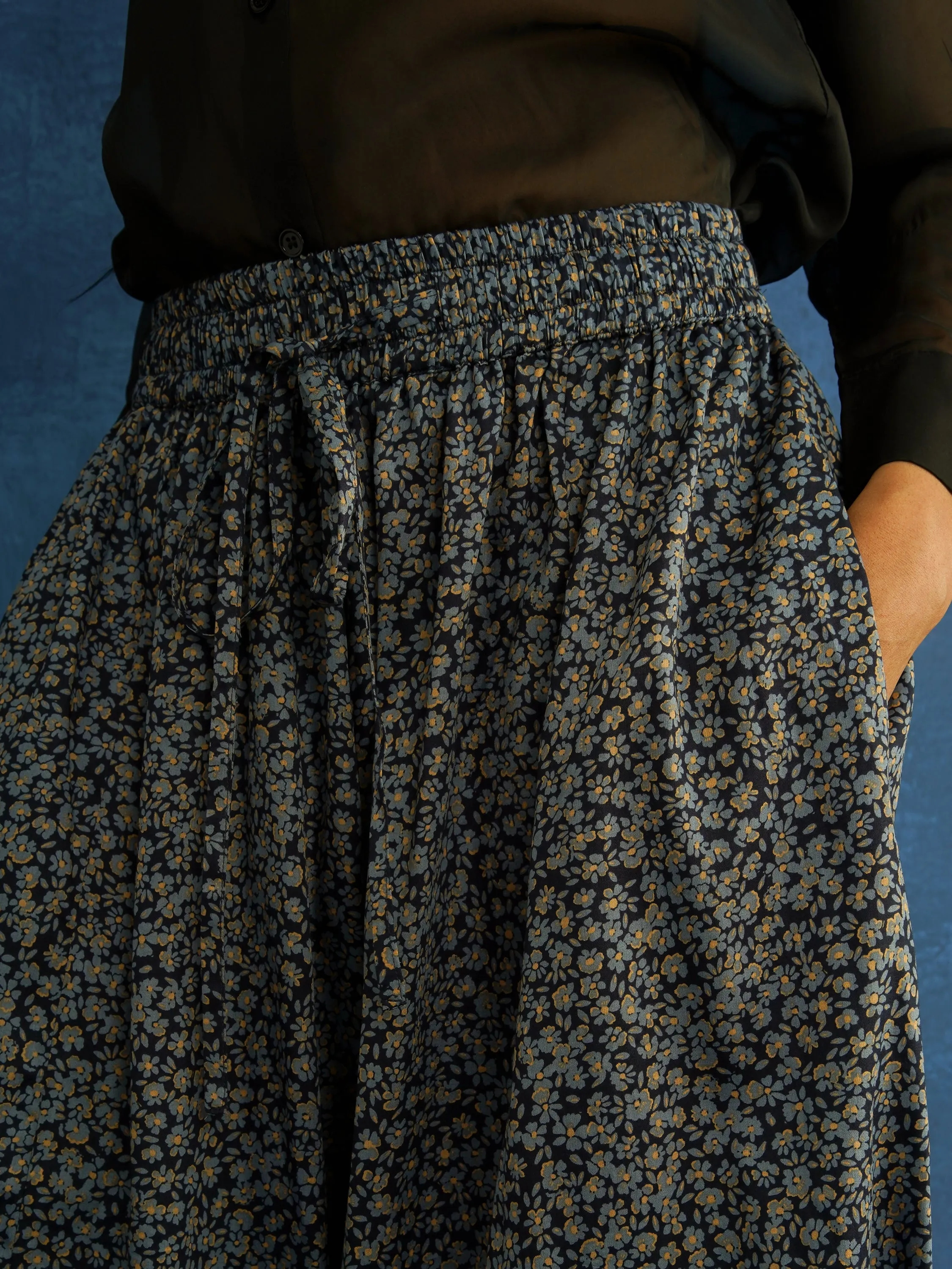 Floral Wide-Leg Palazzo Pants sold by Kemi Telford product image thumbnail 4