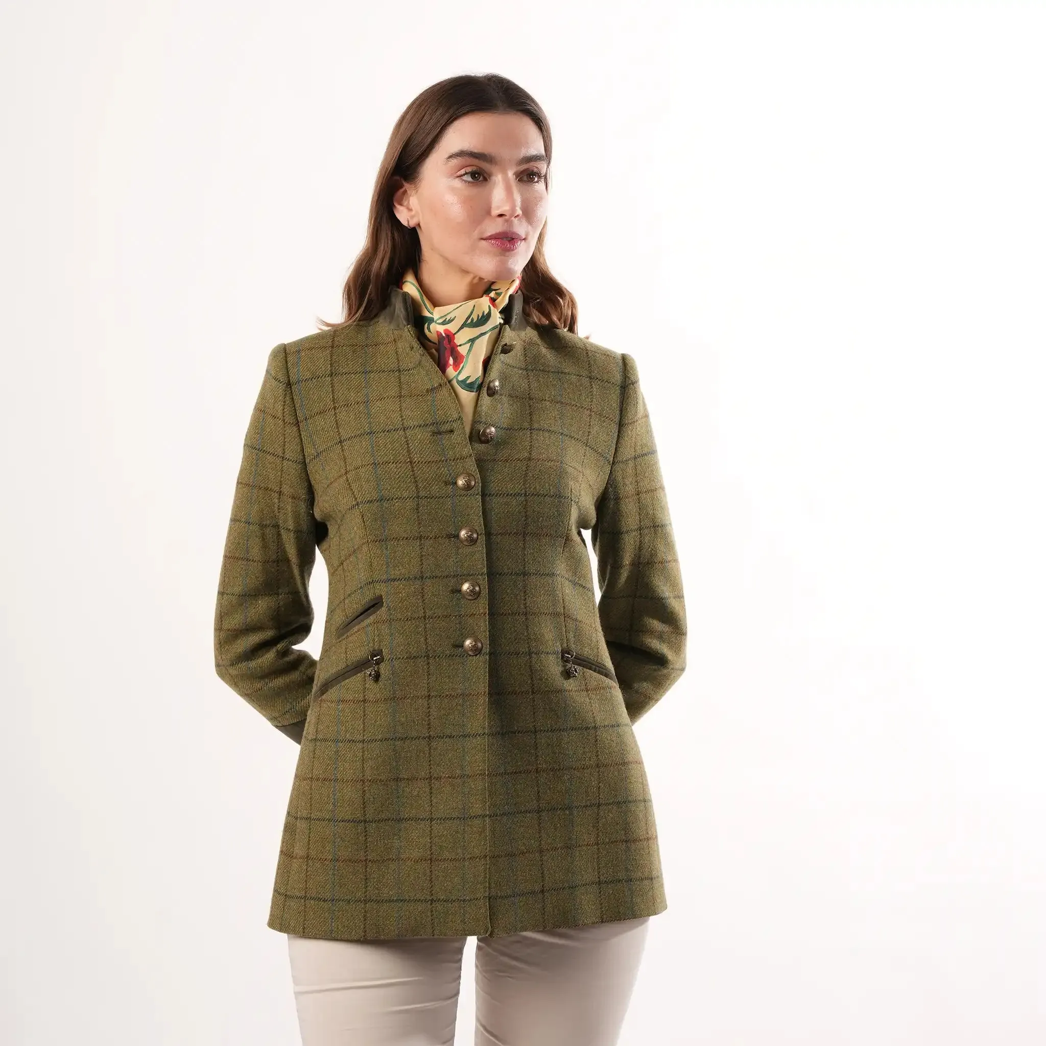 Knightsbridge Fern Tweed Jacket sold by Welligogs product image thumbnail 3