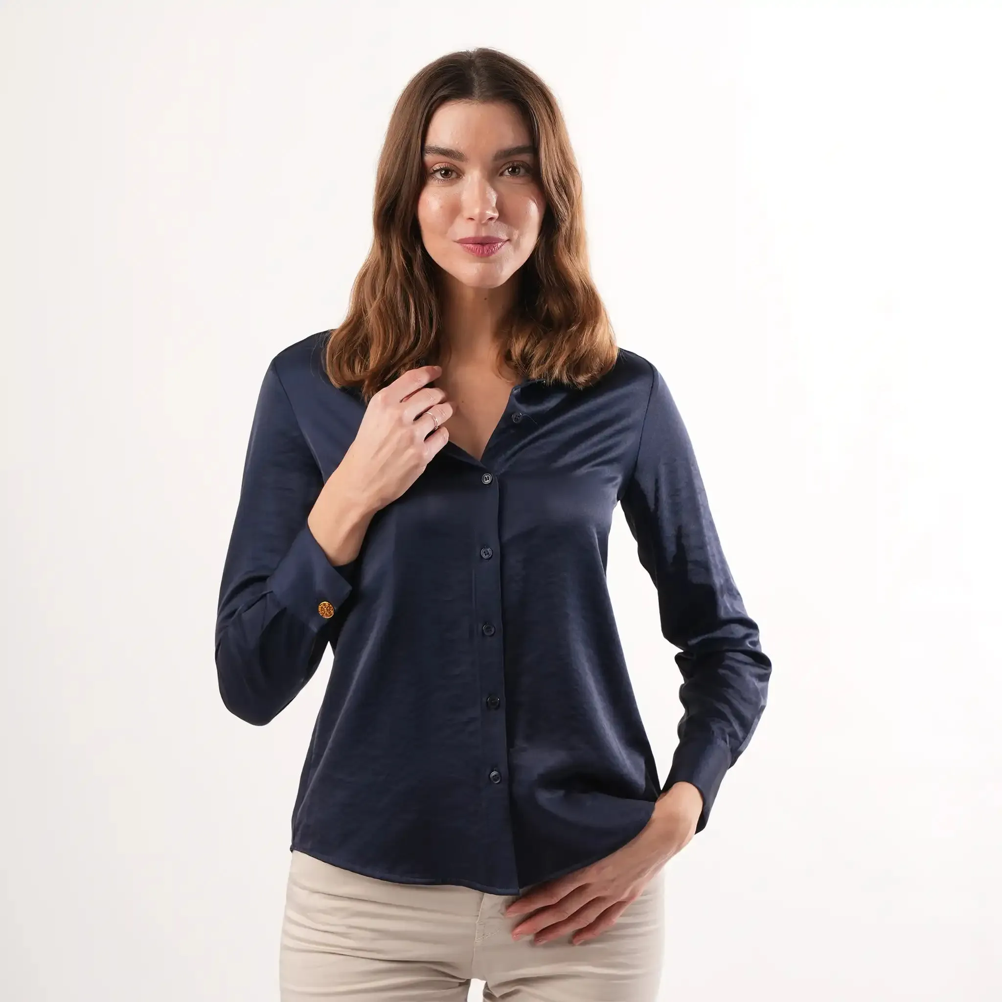 Selsey Navy Blouse sold by Welligogs product image thumbnail 2
