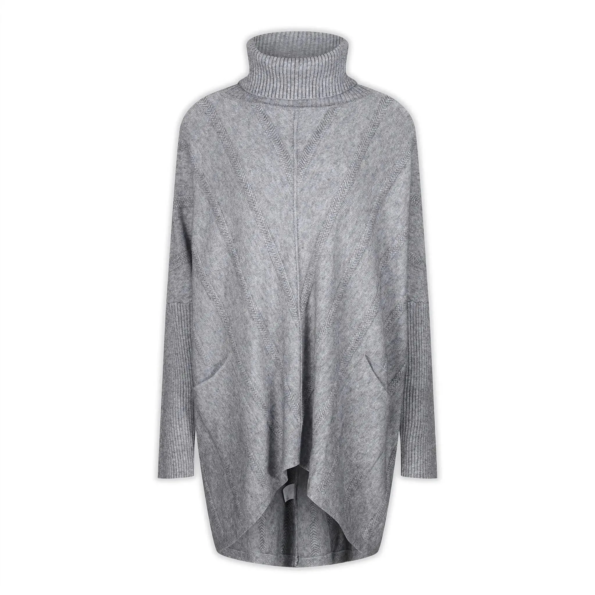 Cable Knit Grey Jumper sold by Welligogs product image thumbnail 4