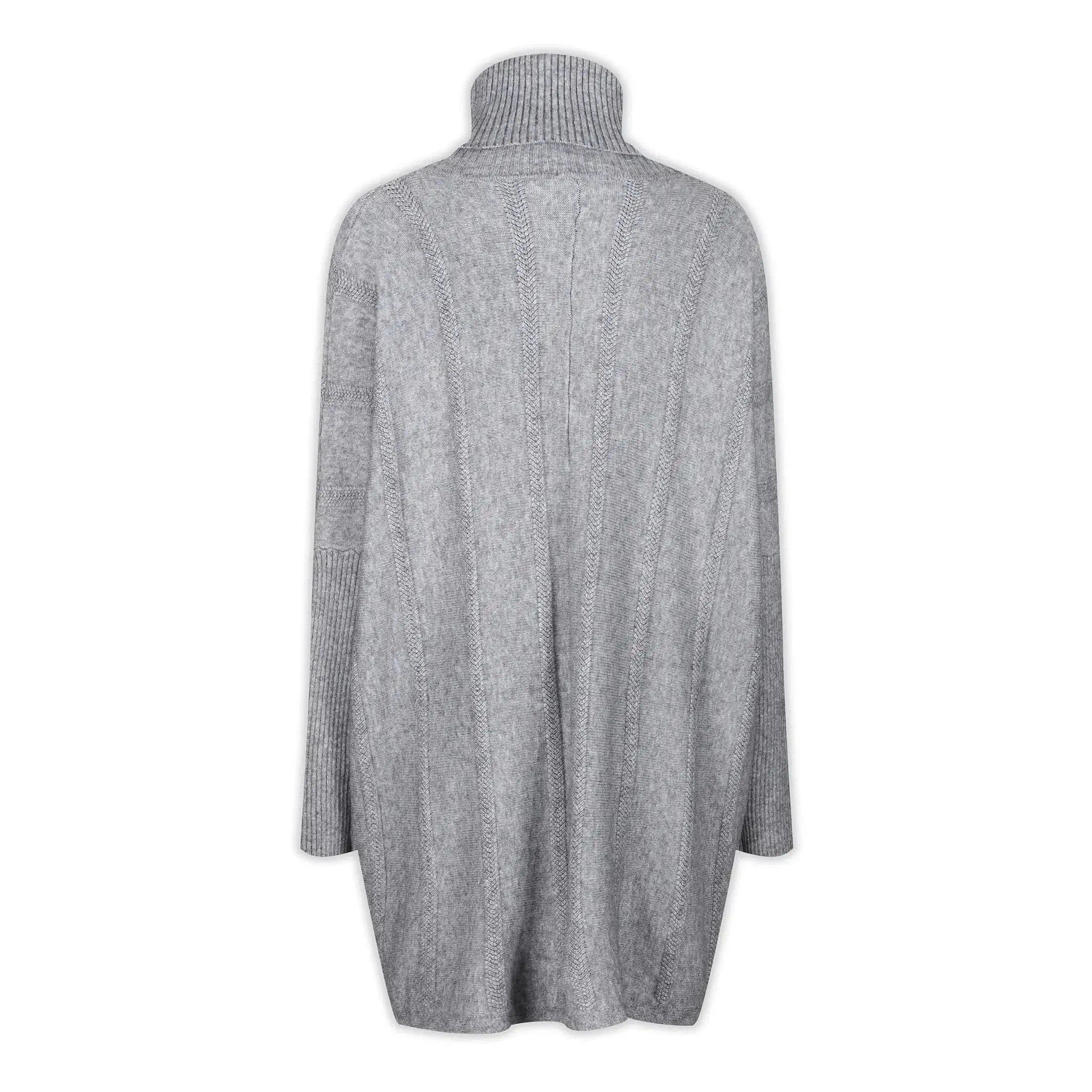 Cable Knit Grey Jumper sold by Welligogs product image thumbnail 5
