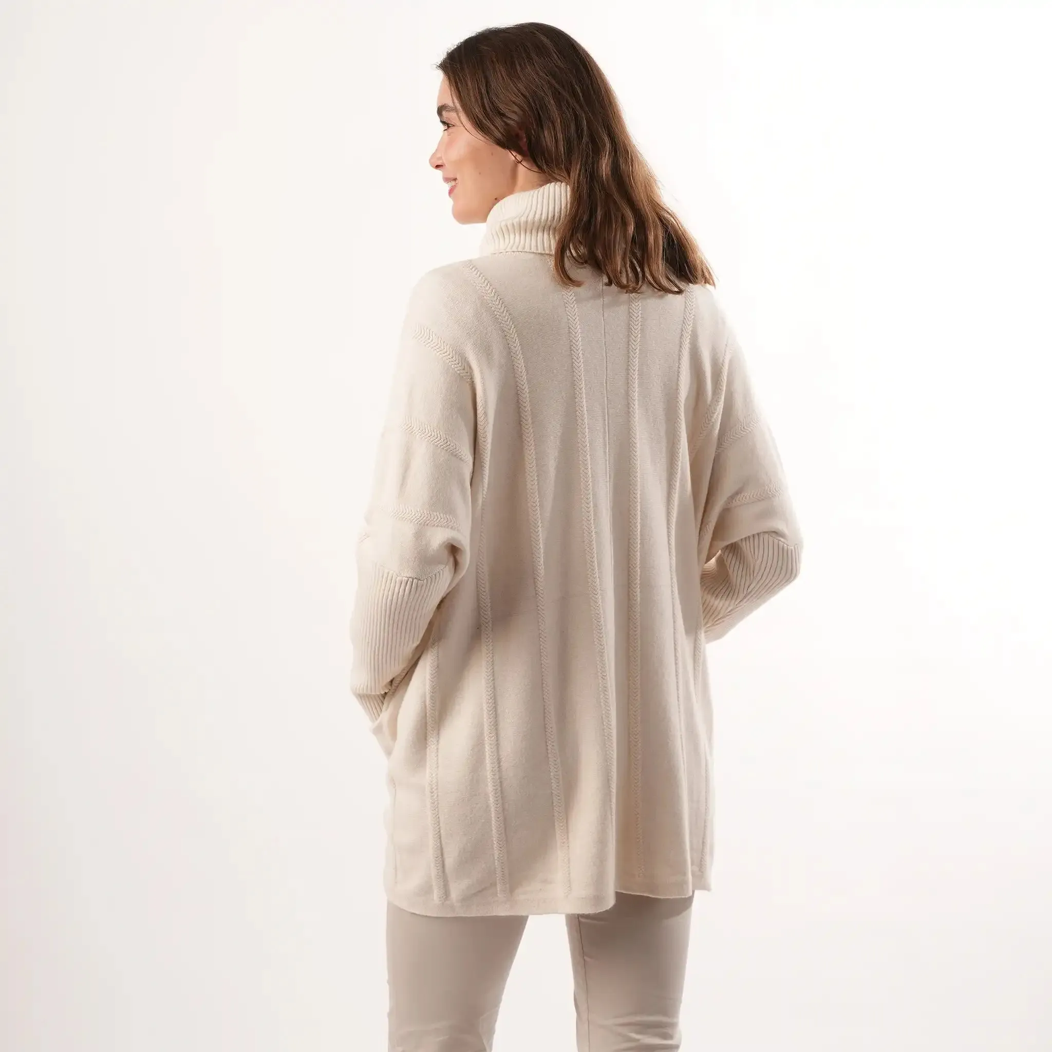 Cable Knit Oat Jumper sold by Welligogs product image thumbnail 3