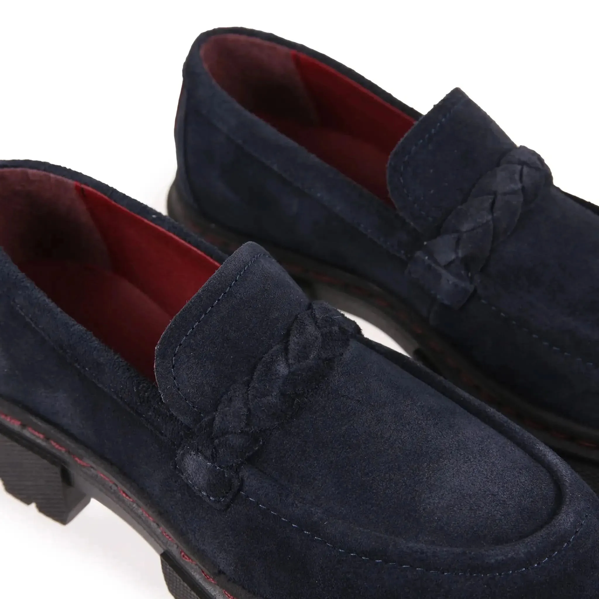 Hackney Navy Suede Loafers sold by Welligogs product image thumbnail 5