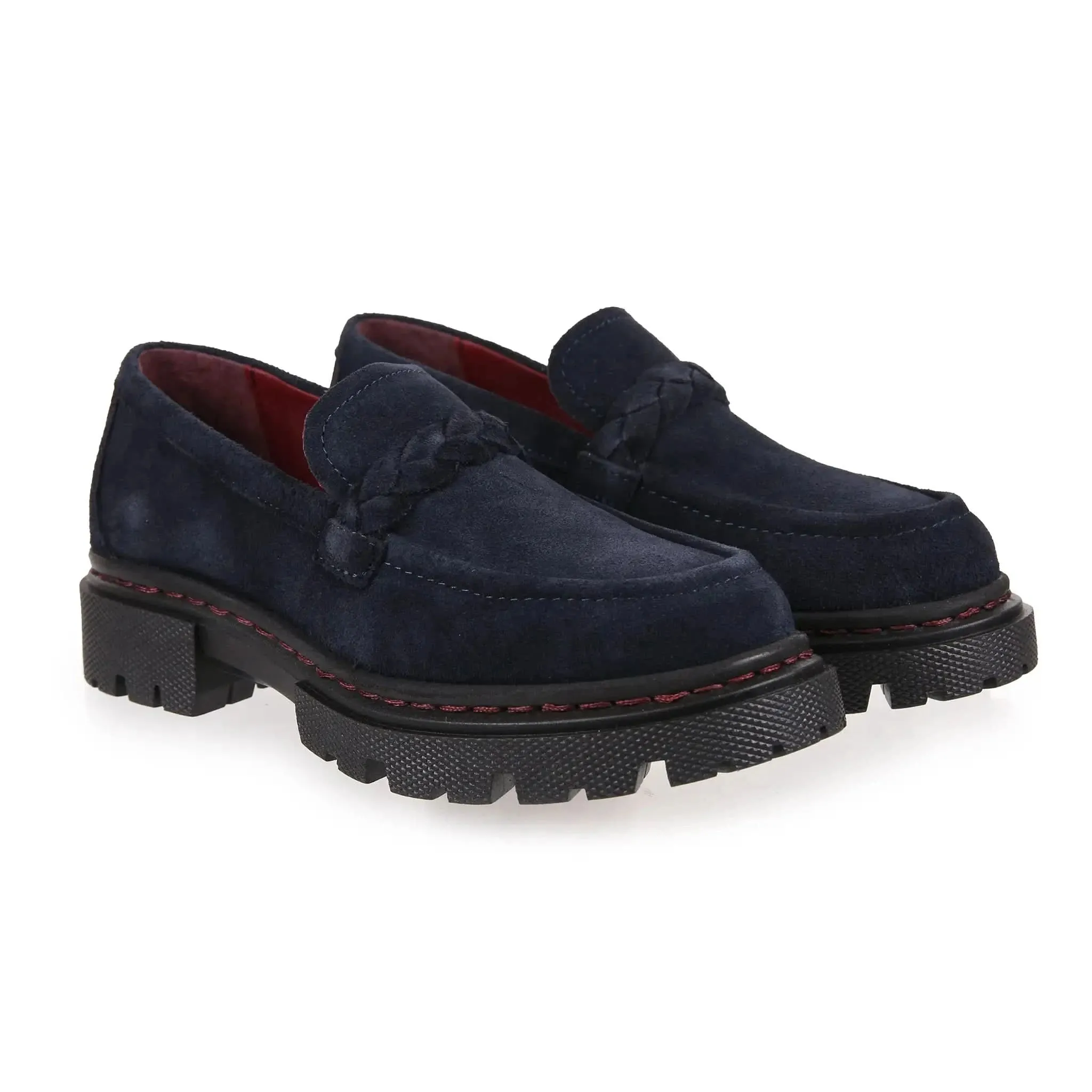 Hackney Navy Suede Loafers sold by Welligogs product image thumbnail 4