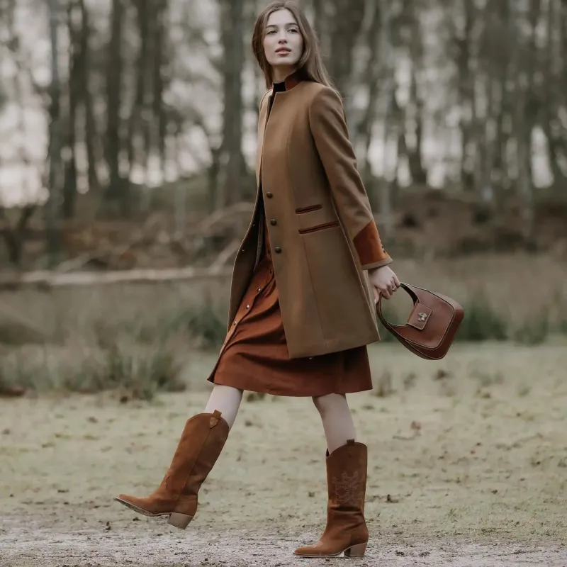 Oxford Camel Wool Coat made by Welligogs