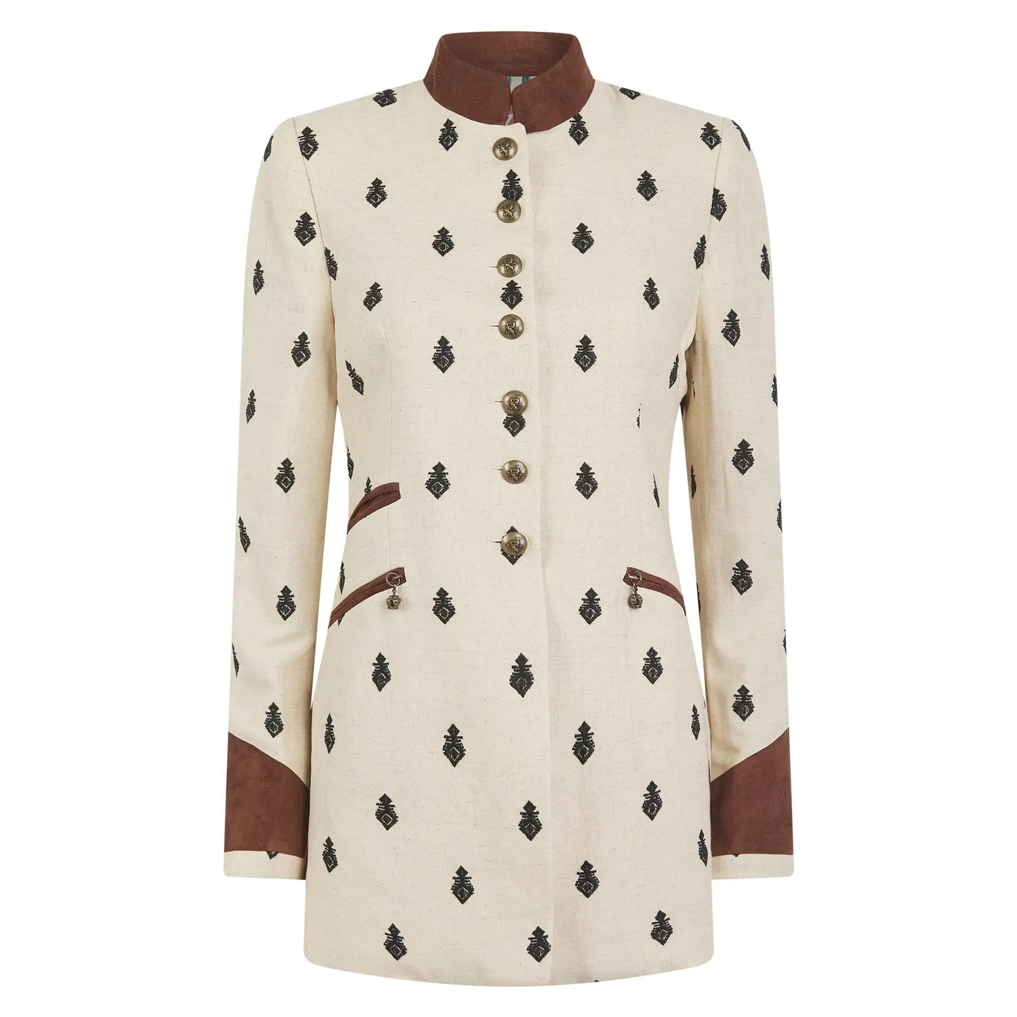 Henley Embroidered Jacket sold by Welligogs product image thumbnail 5