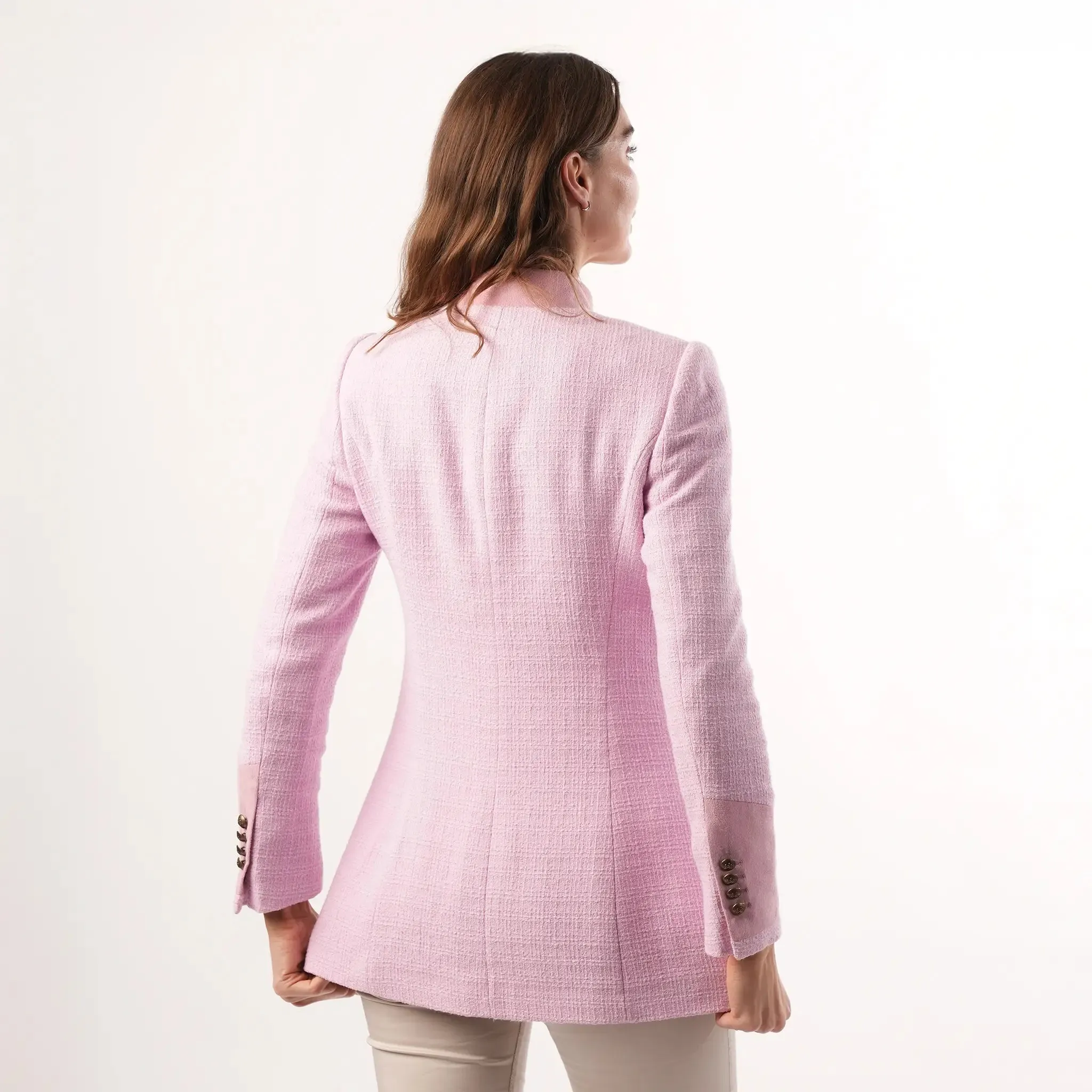 Henley Pale Pink Jacket sold by Welligogs product image thumbnail 2
