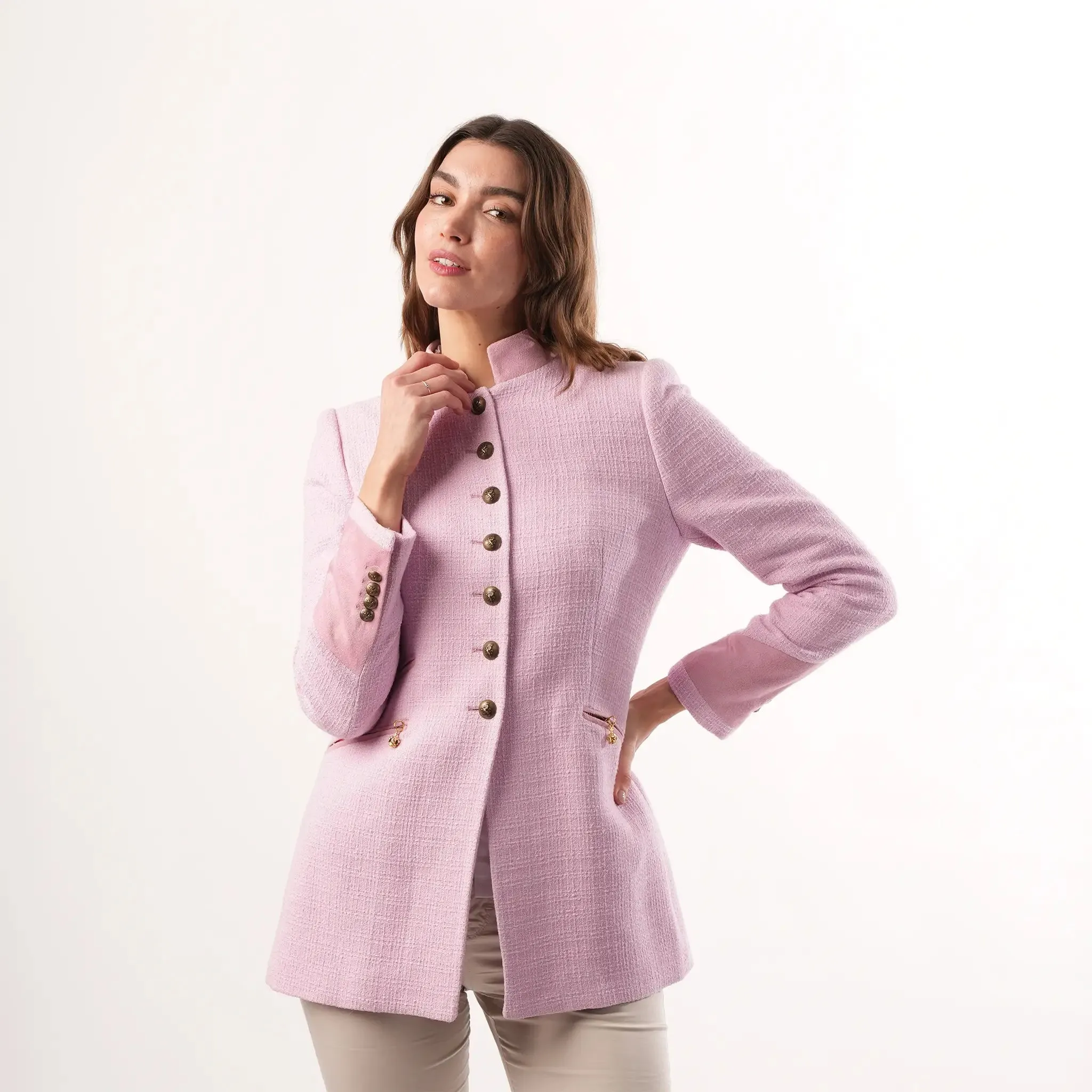 Henley Pale Pink Jacket sold by Welligogs