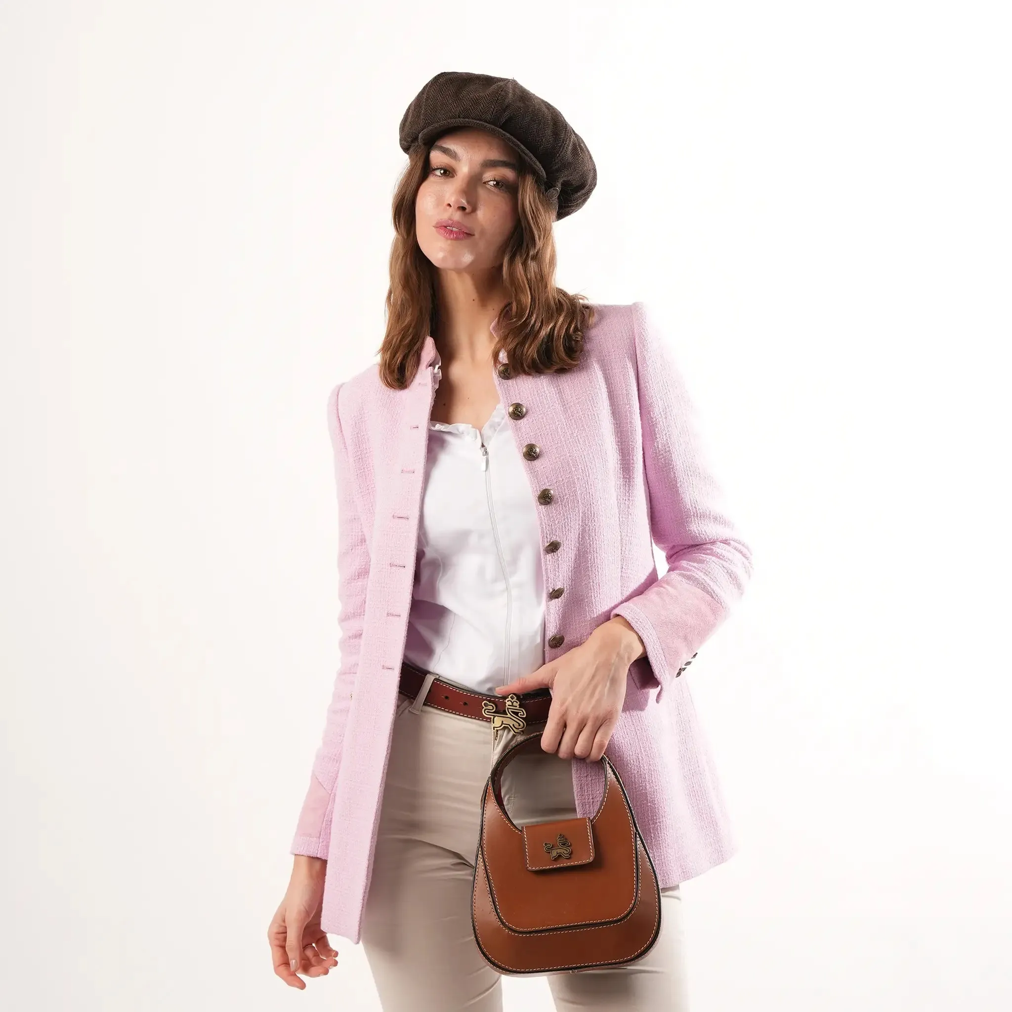 Henley Pale Pink Jacket sold by Welligogs product image thumbnail 3