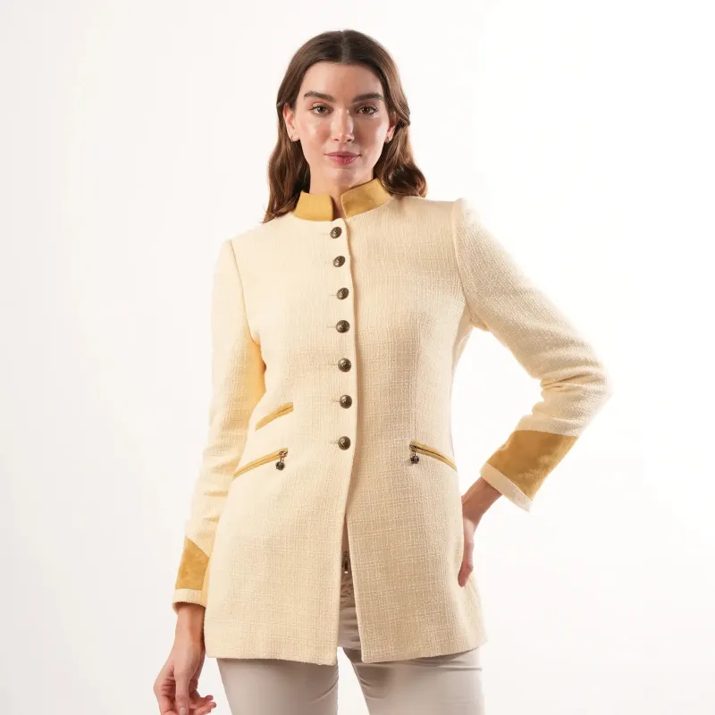 Henley Pale Gold Jacket made by Welligogs
