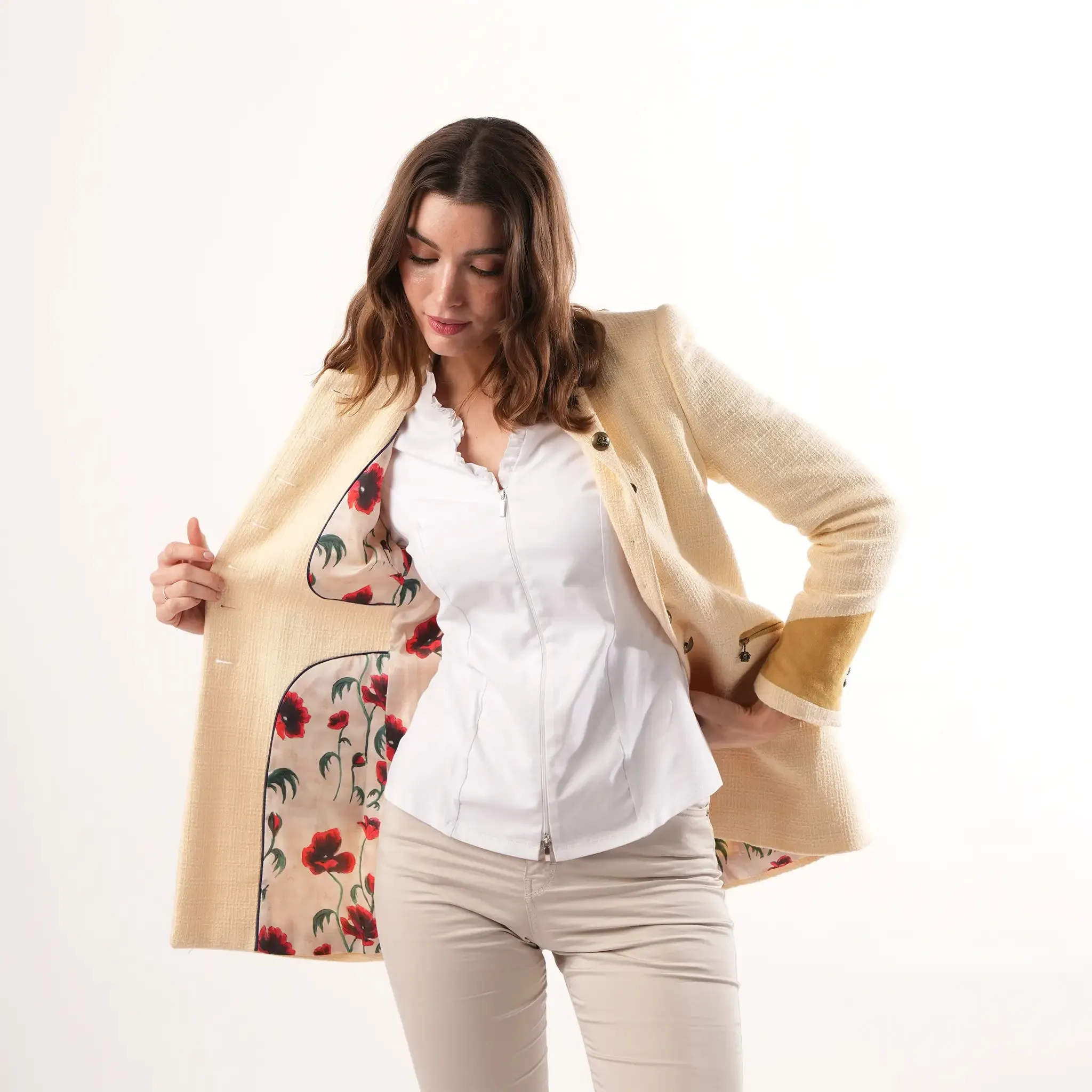 Henley Pale Gold Jacket sold by Welligogs product image thumbnail 5