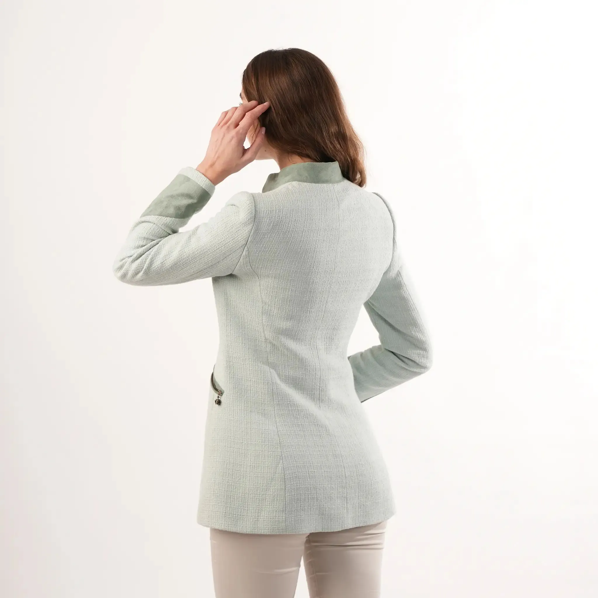 Henley Pale Mint Jacket sold by Welligogs product image thumbnail 2