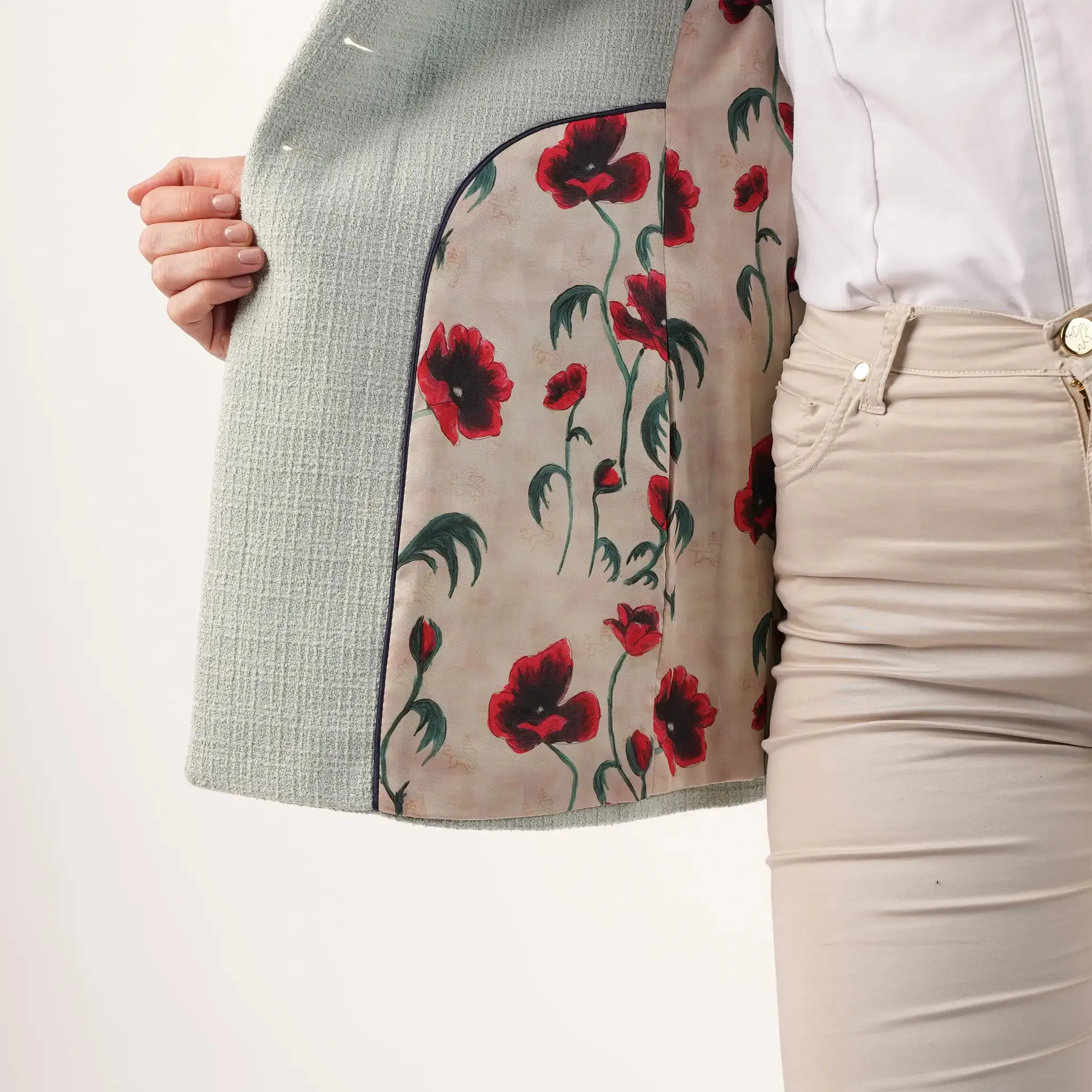 Henley Pale Mint Jacket sold by Welligogs product image thumbnail 3