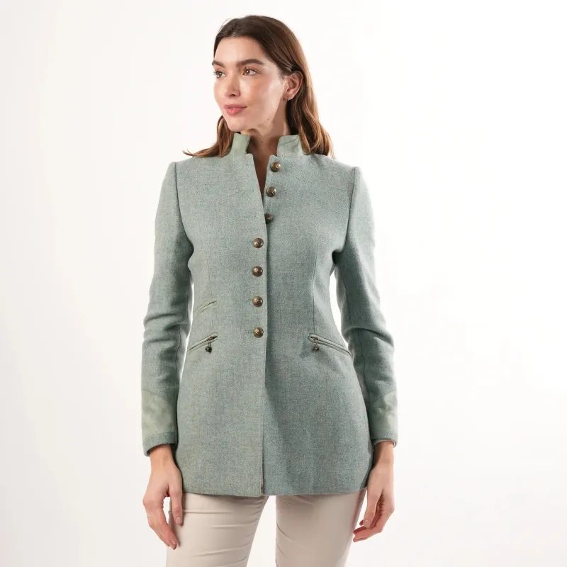 Knightsbridge Duck Egg Wool Jacket made by Welligogs