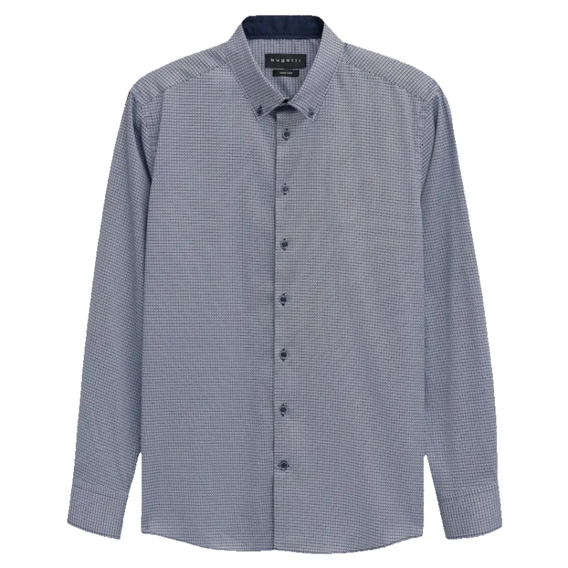 Bugatti Diamond Print Long Sleeve Shirt sold by Coes