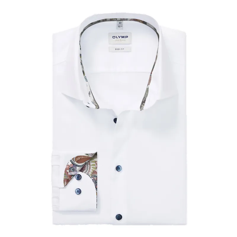 Olymp Level 5 Body Fit Shirt With Trim sold by Coes