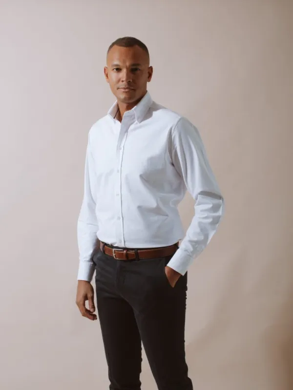 William David Southwold Button Down Oxford Shirt sold by Coes