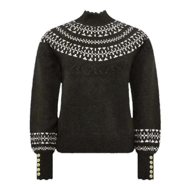 Holland Cooper Elodie Roll Neck Knit sold by Coes