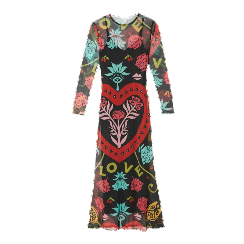 Never Fully Dressed Amara Mesh Dress sold by Coes