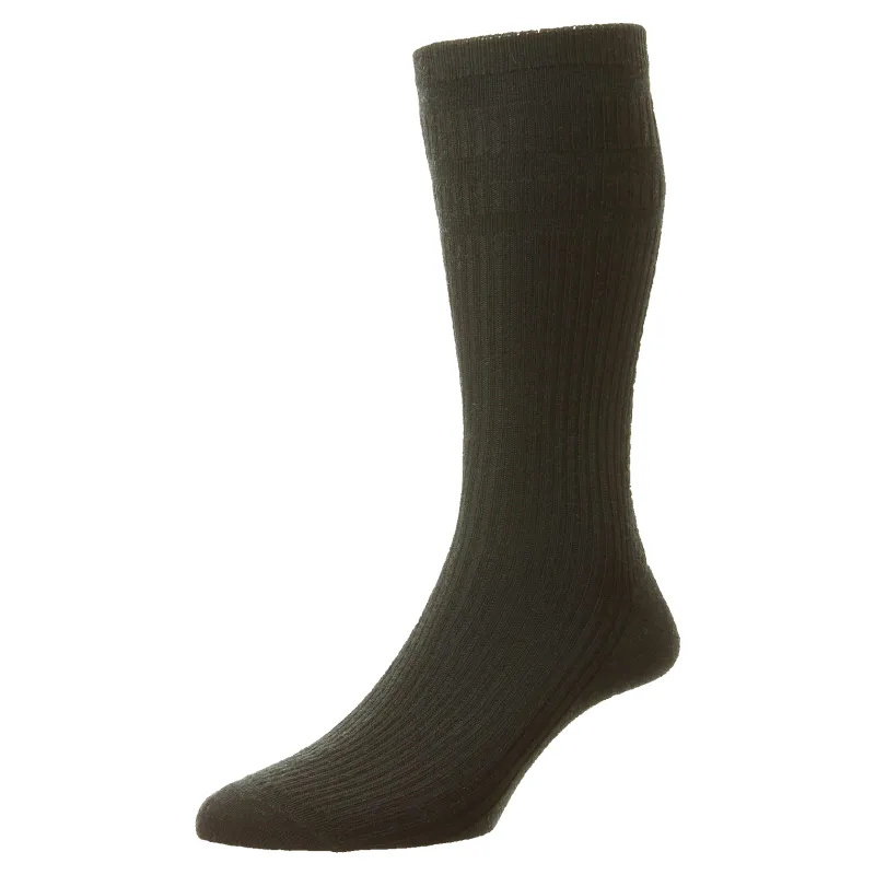 HJ Hall HJ190 Soft Top Extra Wide Socks made by Coes