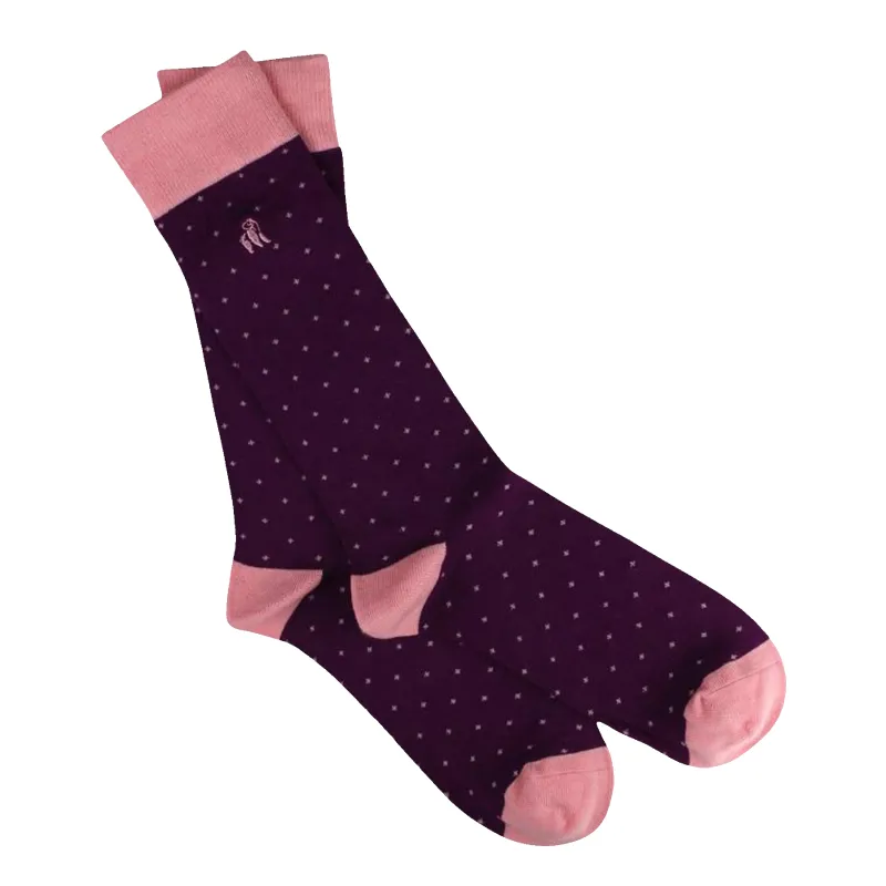 Swole Panda Spotted Bamboo Socks sold by Coes