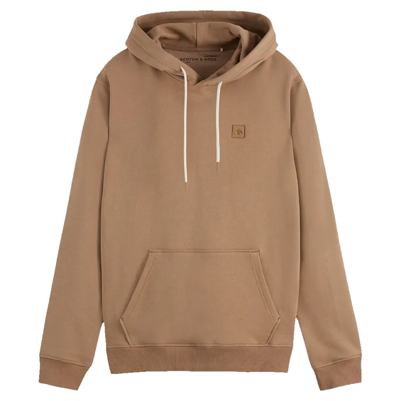 Scotch & Soda Logo Badge Regular Fit Hoodie sold by Coes