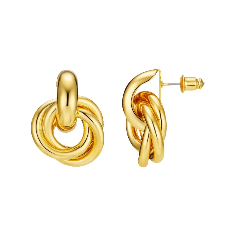 Orelia Jewellery Interlocking Statement Stud Earring sold by Coes