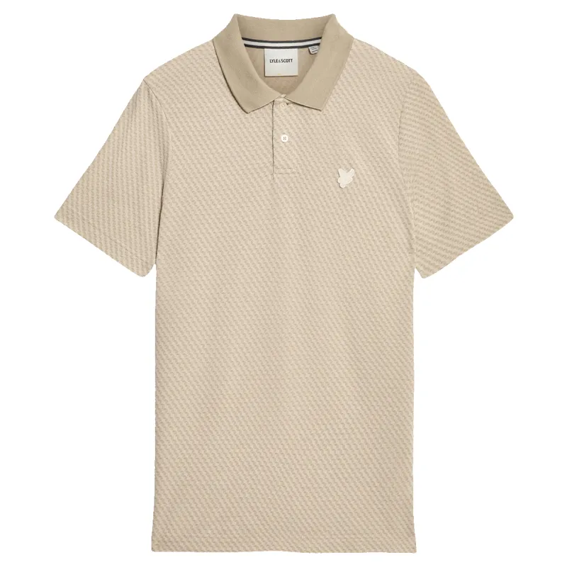 Lyle & Scott Jacquard Polo Shirt sold by Coes