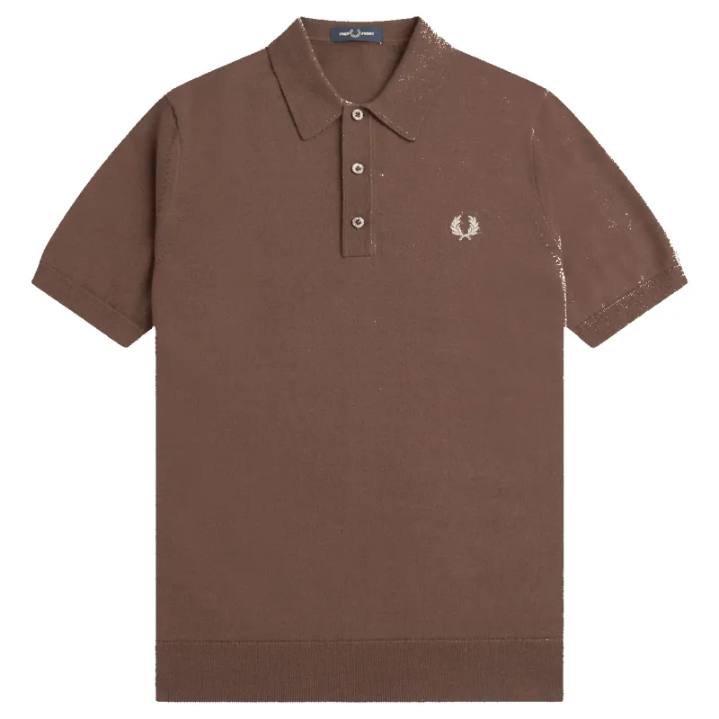 Fred Perry Short Sleeve Knitted Polo Shirt sold by Coes