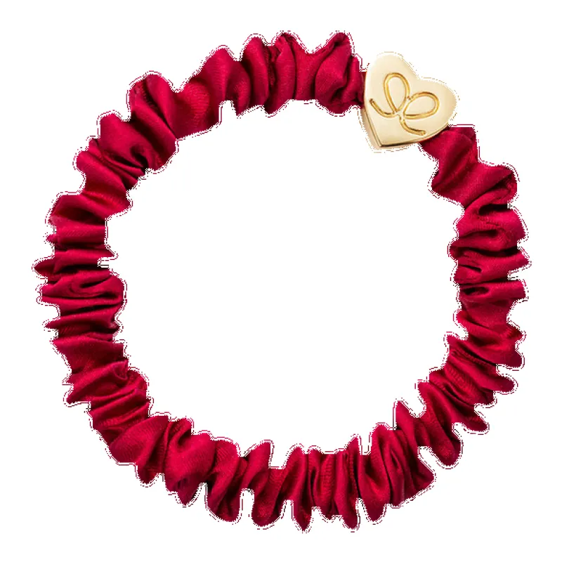 byEloise Gold Heart Skinny Silk Hair Band made by Coes