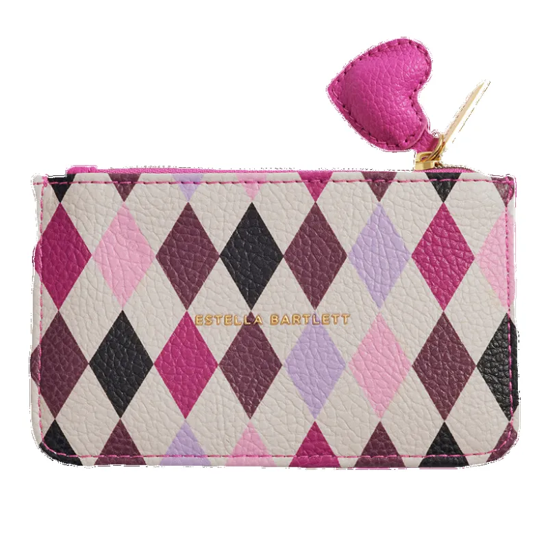 Estella Bartlett Harlequin Print Card Purse sold by Coes
