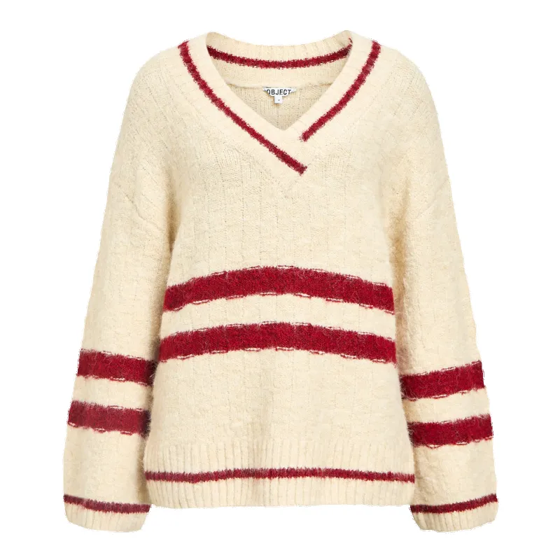 Object Juline Loose Knitted Pullover sold by Coes