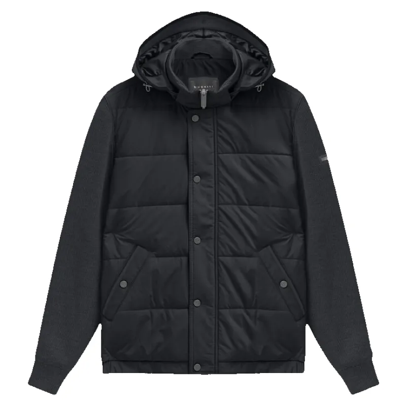 Bugatti Hooded Knit Hybrid Jacket sold by Coes
