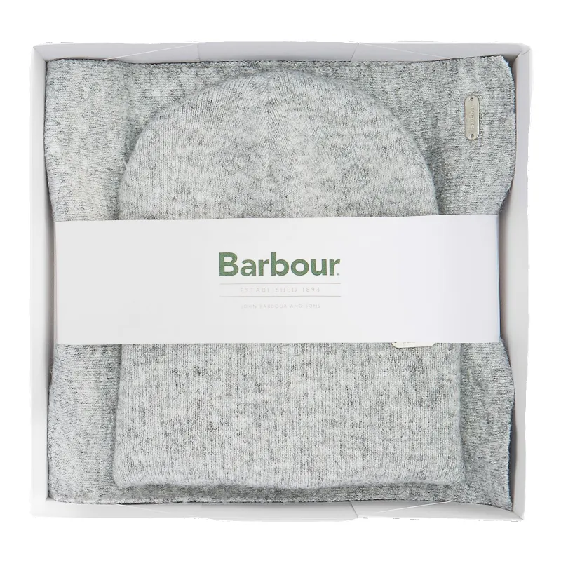 Barbour Winona Beanie & Scarf Gift Set made by Barbour