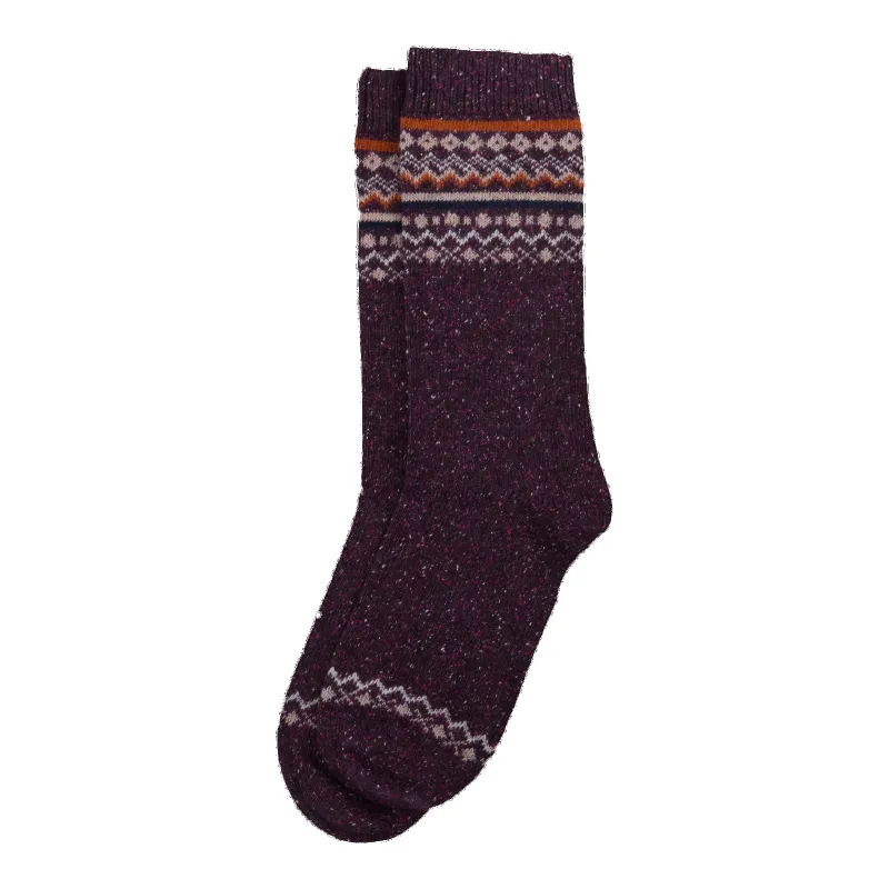 Barbour Anaise Fair Isle Sock sold by Coes