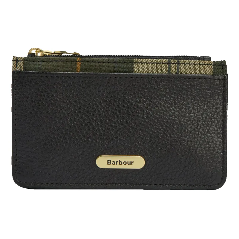 Barbour Alder Leather Card Holder sold by Coes