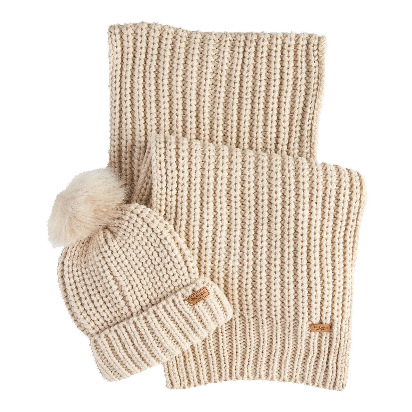 Barbour Saltburn Beanie & Scarf Gift Set sold by Coes product image thumbnail 2